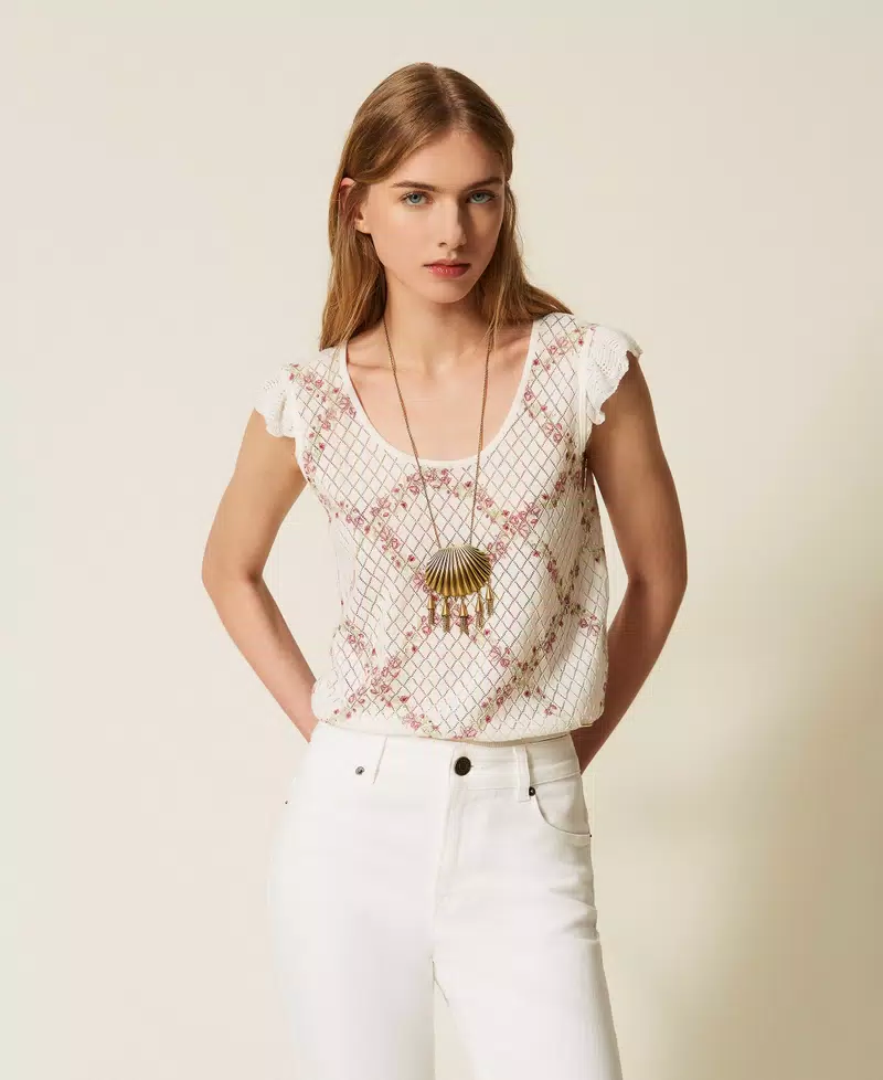 TOP W KWIATKI TWINSET