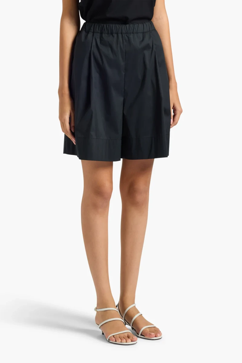 CZARNE SZEROKIE SZORTY LIVIANA CONTI