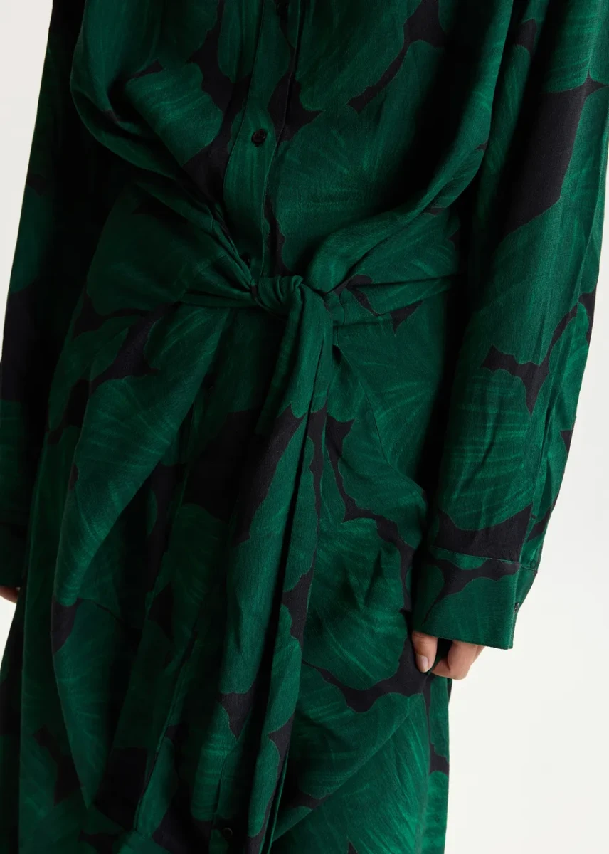 SUKIENKA MAXI Z PRINTEM W LIŚCIE ESSENTIEL ANTWERP