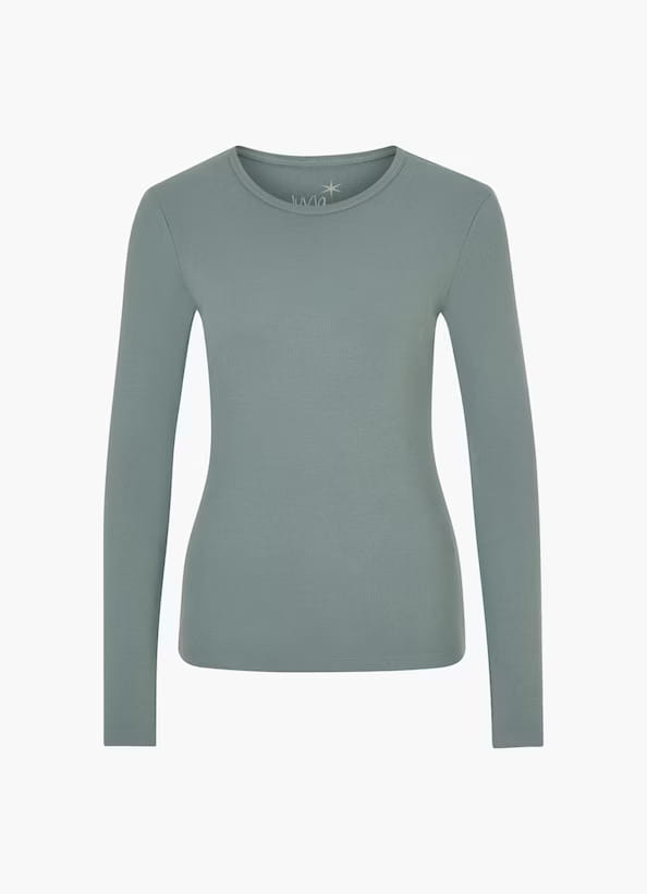 SZARA PRĄŻKOWANA BLUZKA JUVIA