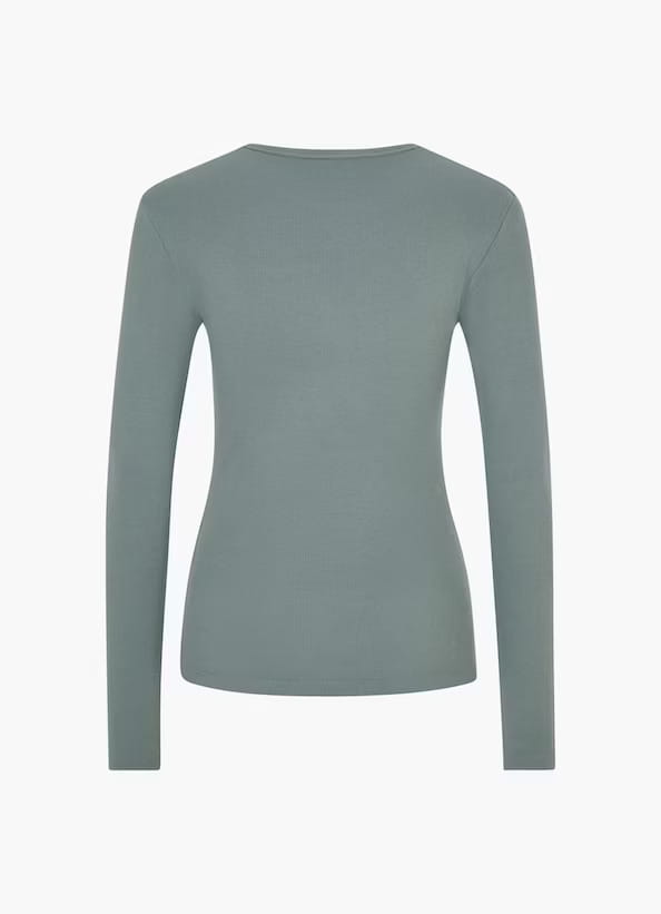 SZARA PRĄŻKOWANA BLUZKA JUVIA