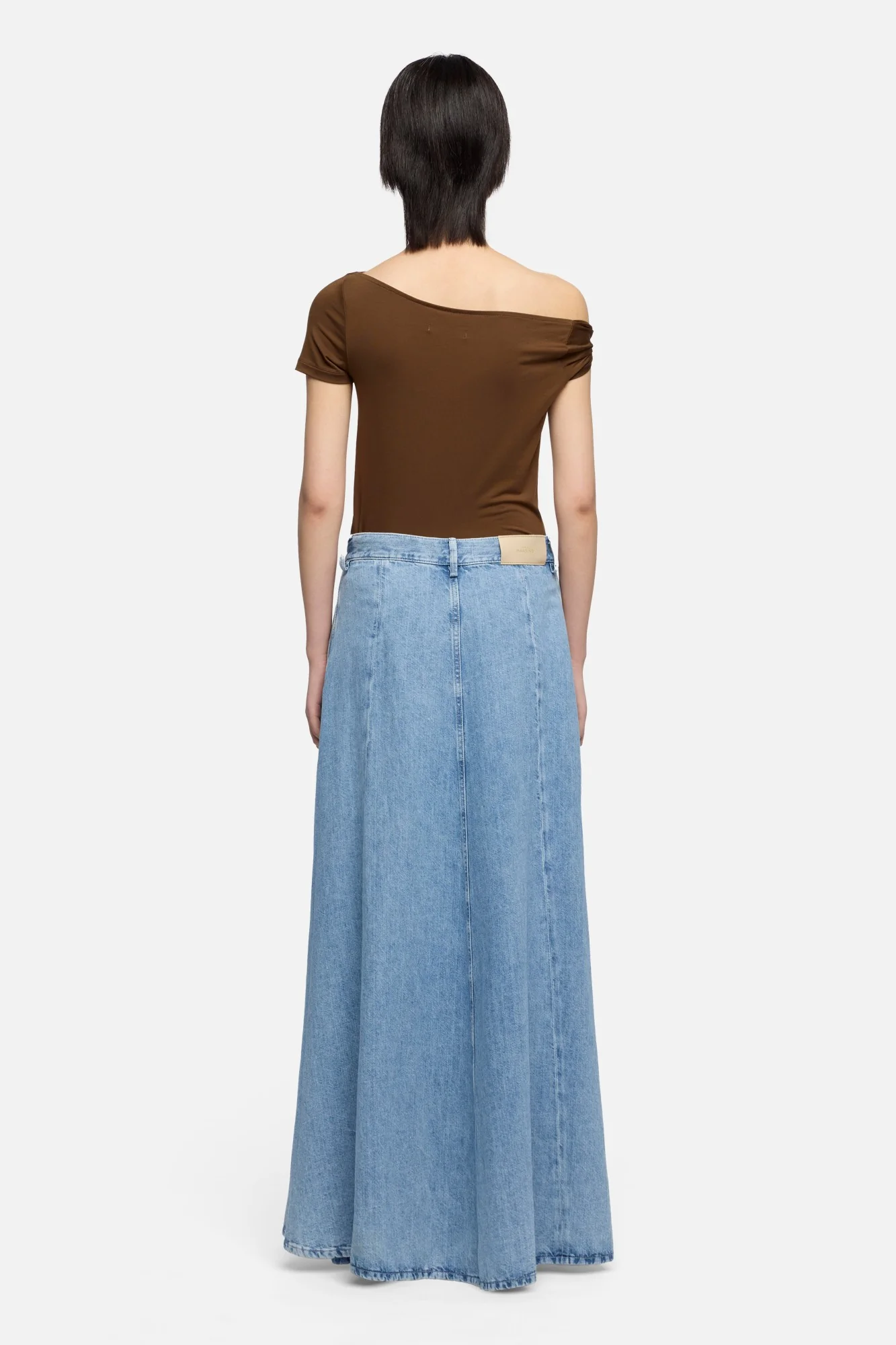 DŁUGA LEKKA SPÓDNICA DENIMOWA 7 FOR ALL MANKIND gdynia