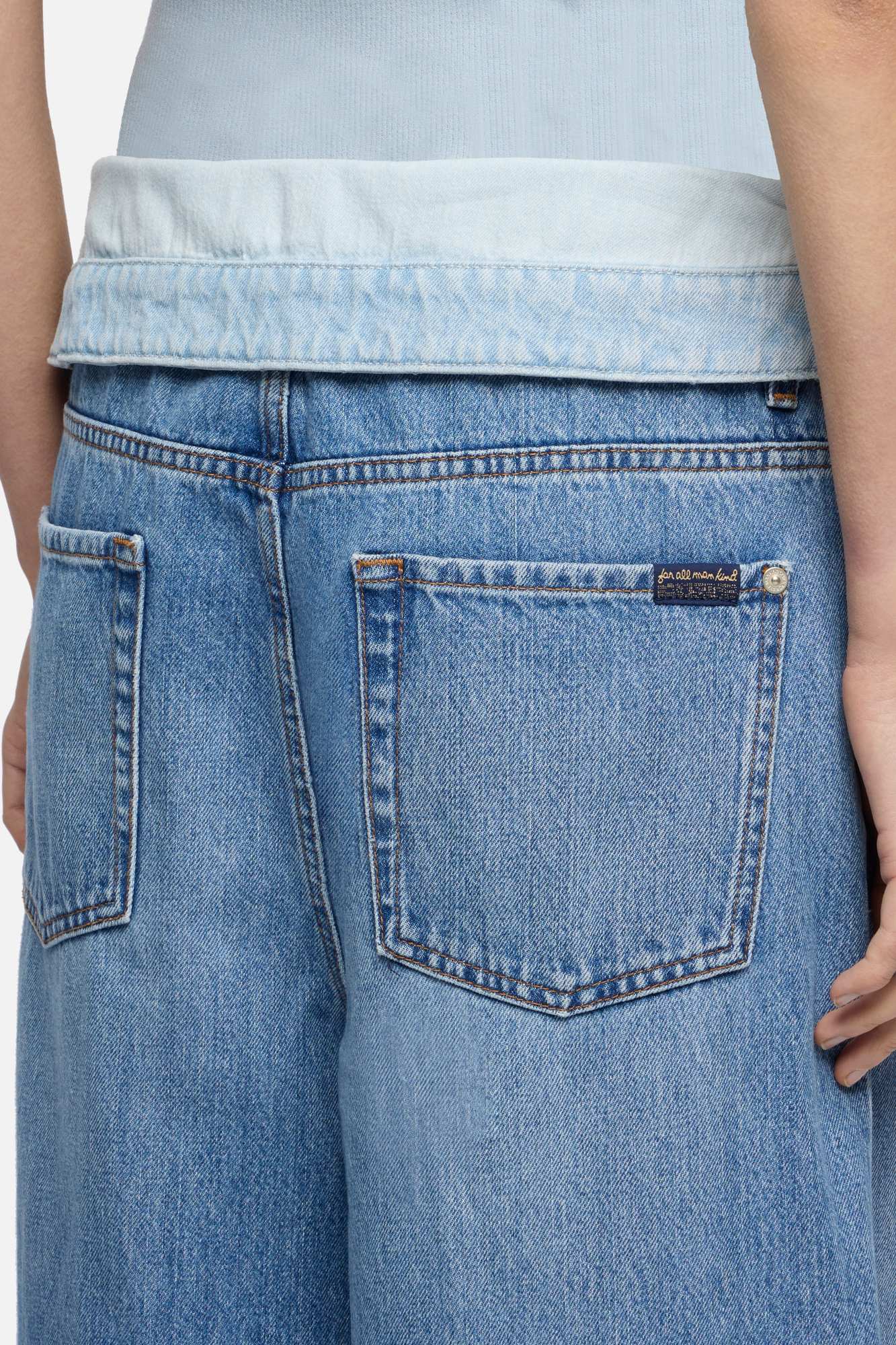 SZEROKIE JEANSY NISKI STAN 7 FOR ALL MANKIND  gdynia