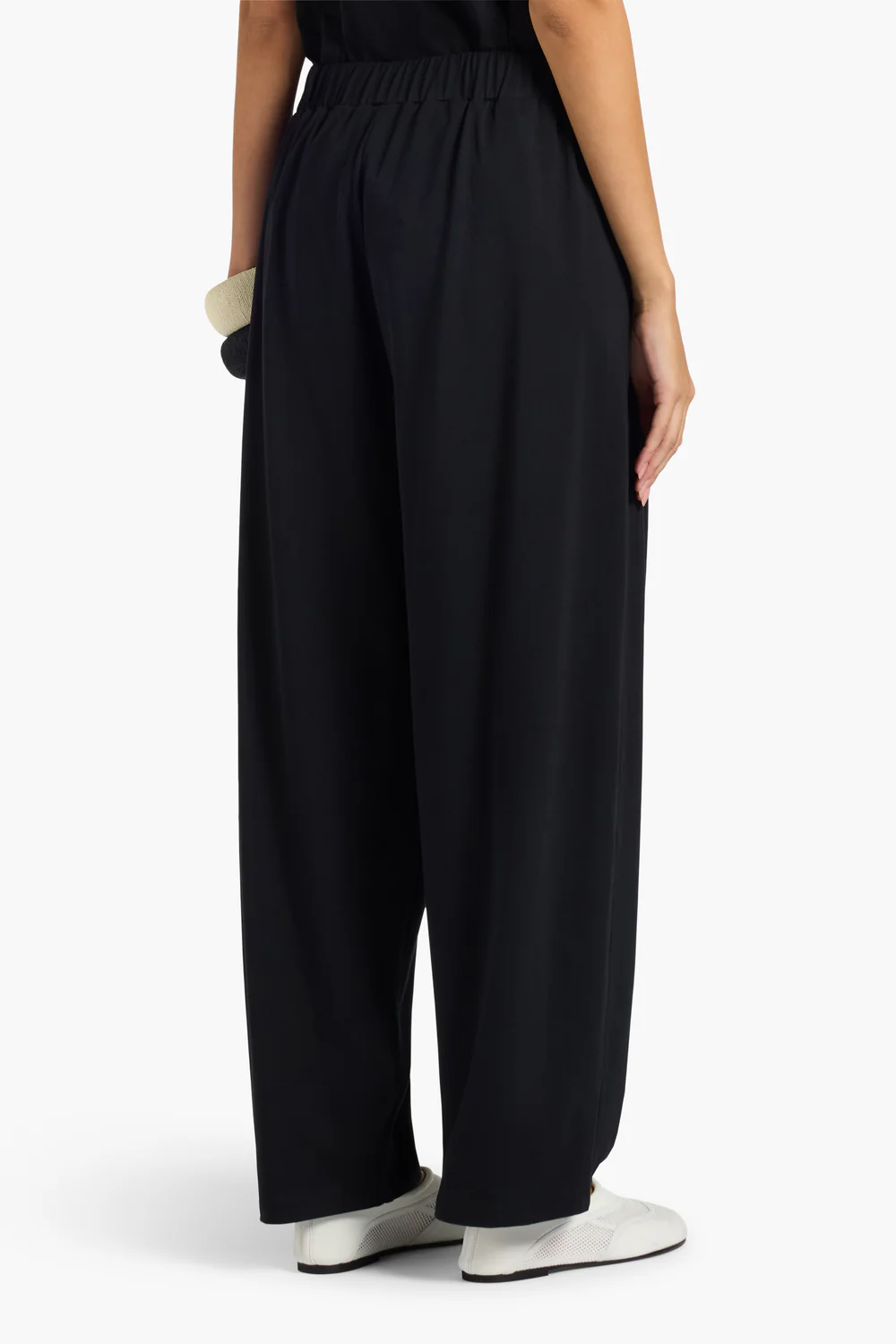 LUŹNE CZARNE SPODNIE BALOON LIVIANA CONTI