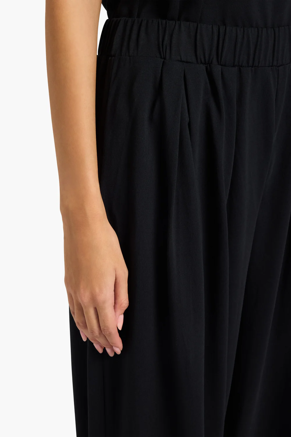 LUŹNE CZARNE SPODNIE BALOON LIVIANA CONTI