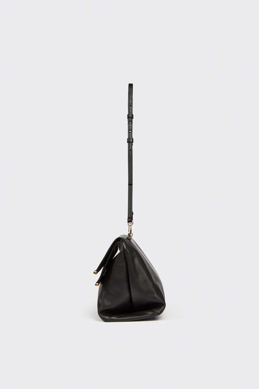 SKÓRZANA CZARNA TORBA CLUTCH LIVIANA CONTI