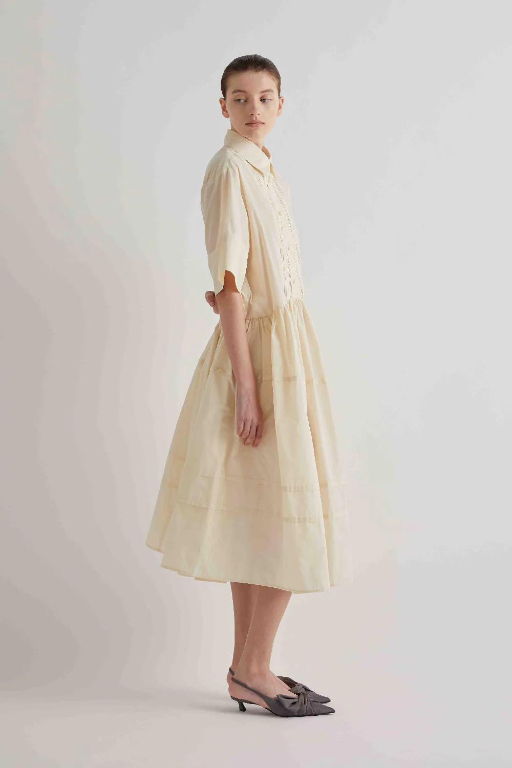PASTELOWA OVERSIZE SUKIENKA MIDI MEIMEIJ