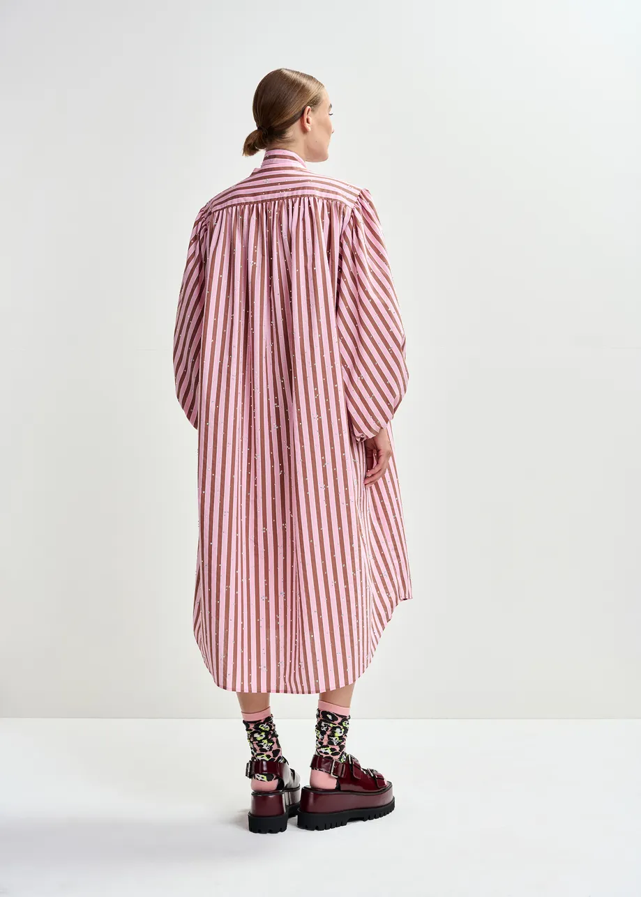 KOSZULOWA SUKIENKA OVERSIZE W PASKI ESSENTIEL ANTWERP